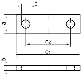 Achshalter DIN 15058