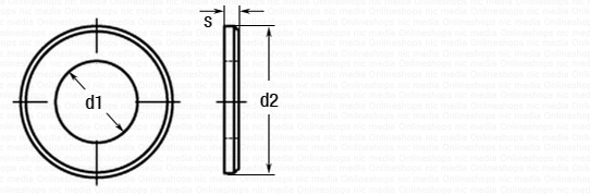 DIN 125 A, Scheibe, 30, 140 HV, blank, Scheiben, Verbindungselemente, Produkte