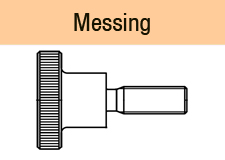 Rändelschrauben Messing