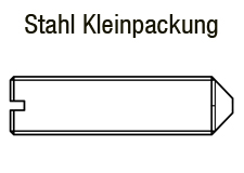 DIN 553 - Gewindestifte Stahl Kleinpackung