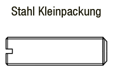 DIN 551 - Gewindestifte Stahl - Kleinpackung