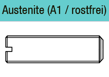 DIN 551 - Gewindestifte Edelstahl A1