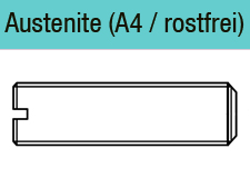 DIN 551 - Gewindestifte Edelstahl A4