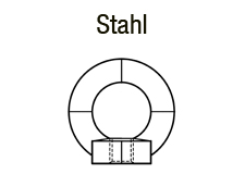 Ringmuttern DIN 582 Stahl