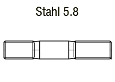 DIN 835 - Stahl 5.8