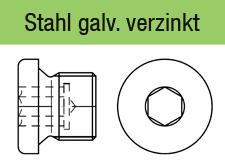 DIN 908 - galvanisch verzinkt