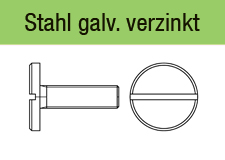 DIN 921 - galvanisch verzinkt