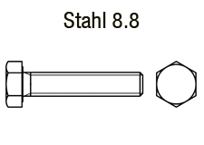 DIN 961 - Stahl 8.8