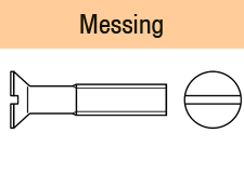 DIN 963 - Messing Kleinpackung