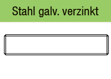 DIN 976-1 - galv. verzinkt