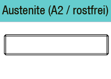 DIN 976-1 - Edelstahl A2