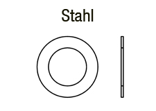 Passscheiben DIN 988Stahl