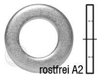 DIN 125 A Edelstahl A2