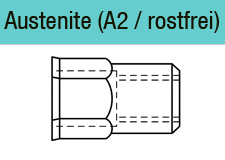 88484 - kleiner Senkkopf Edelstahl A2