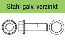 88933 - mit Sperrzähnengalvanisch verzinkt