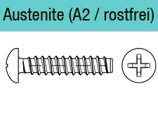 ISO 7049 - Form F-HEdelstahl A2