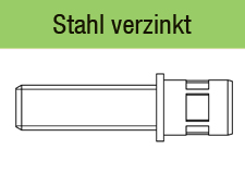 Offene Spezial-Blindniete Sollbruchdorn, Anschlussgew.