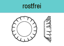 DIN 6798 Form Vaustenitischer Stahl