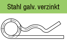 DIN 11024 - galvanisch verzint