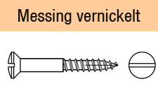 DIN 95 Messing vernickelt