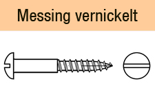 DIN 96 Messing vernickelt