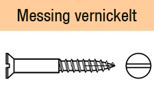 DIN 97 Messing vernickelt