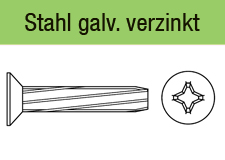 DIN 7516 Dgalvanisch verzinkt