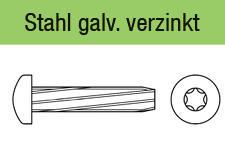 DIN 7516 AEgalvanisch verzinkt