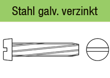 DIN 7513 Bgalvanisch verzinkt