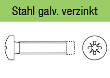 DIN 7500 CZgalvanisch verzinkt