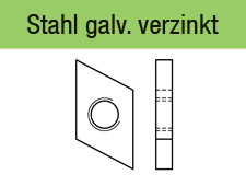 HammerkopfGewindeplattenTyp 28/15