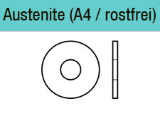 ISO 7093-1 - 200 HVEdelstahl A4