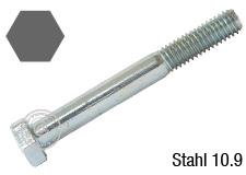 ISO 4014 Stahl 10.9galvanisch verzinkt