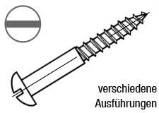 Halbrund-Holzschrauben DIN 96