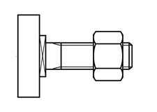 Halfenschrauben Typ 38/17