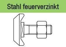 Halfenschrauben Typ 72/48