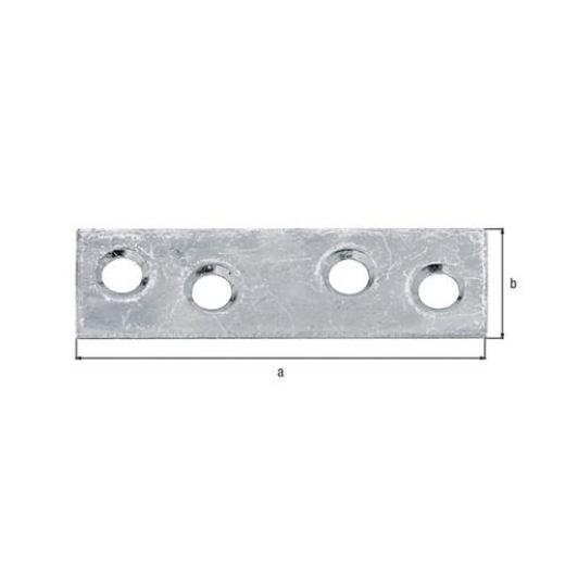 Flachverb.L.50mm B.14mm S.1,75mm STA sdmverz.Löcher 4 GAH | 100 Stück