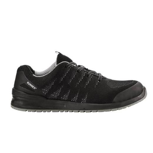 Sicherheitshalbschuh SportStar 5108 Gr.43 schwarz/grau S1P SRC ESD PES RUNNEX
