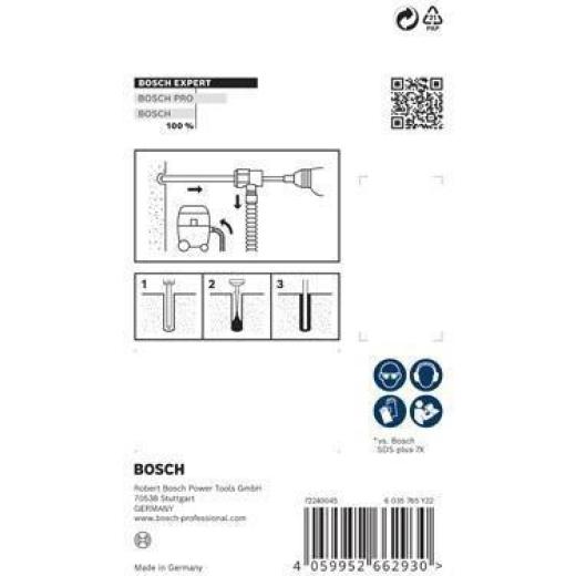 Hammerbohrer-Set EXPERT SDS Clean plus-8X - Ø 10 mm - Länge 225 mm Arbeits-L1000 mm BOSCH