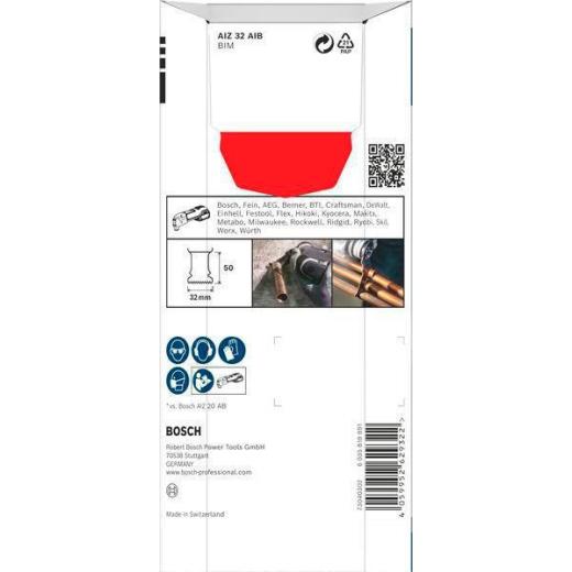 Tauchsägeblatt AIZ 32 AIB B.32mm Eintauch-T.50mm 10 St.Starlock BOSCH