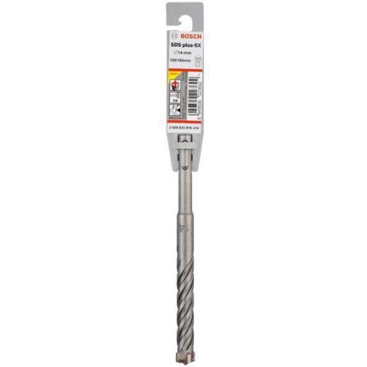 Hammerbohrer PRO SDS plus-5X D.14,0mm Arbeits-L.100mm L.160mm SDS plus 1 St. Hammerbohrer PRO SDS plus-5X D.14,0mm Arbeits-L.100mm L.160mm SDS plus 1 St.