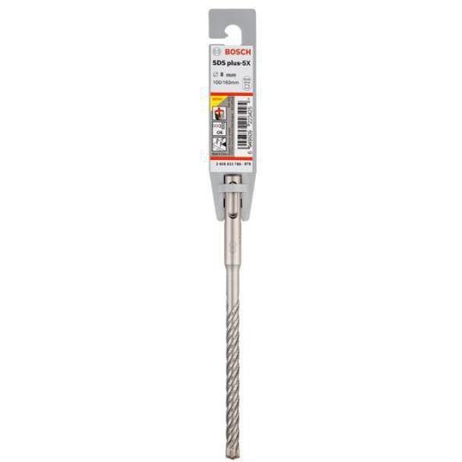 Hammerbohrer PRO SDS plus-5X D.8,0mm Arbeits-L.100mm L.160mm SDS plus Hammerbohrer PRO SDS plus-5X D.8,0mm Arbeits-L.100mm L.160mm SDS plus