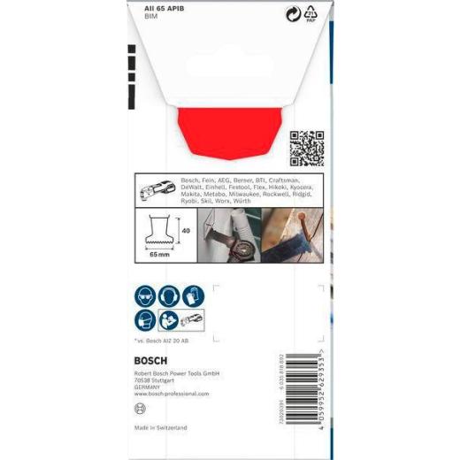 Tauchsägeblatt PRO AII65APIB B.40mm Eintauch-T.65mm 10 St.Starlock BOSCH