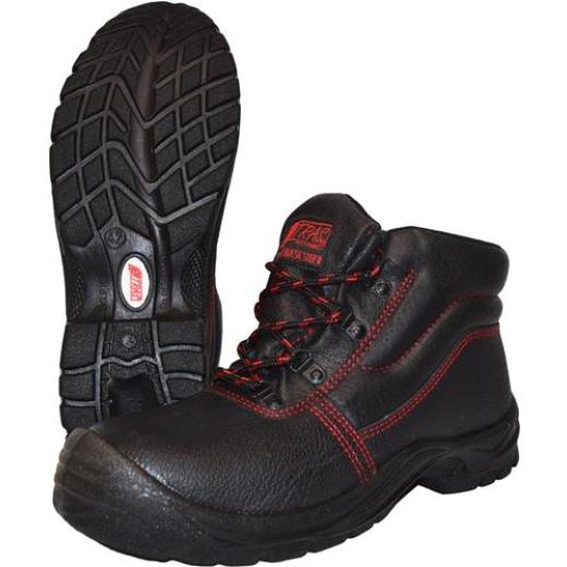 Sicherheitsstiefel BASIC STEP MID Gr.40 schwarz S3 SRC EN20345 Volleder NITRAS