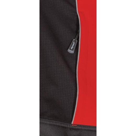 Waldarbeiter-Softshelljacke ESCHE Gr.XXL rot/gelb/schwarz ELYSEE
