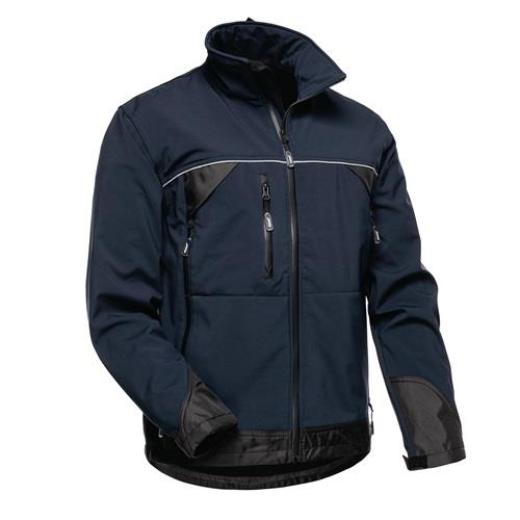 Softshelljacke GAMMA Gr.XL marine/schwarz ELYSEE
