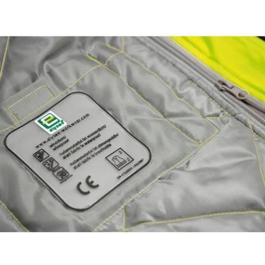 Warnschutz-Softshelljacke Melvin Gr.M gelb/schwarz ELYSEE