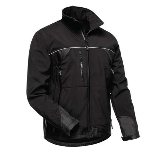 Softshelljacke ALPHA Gr.XXL schwarz ELYSEE