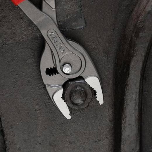 Frontgreifzange TwinGrip Länge 250mm Ku. überzogen grau atramentiert KNIPEX Frontgreifzange TwinGrip Länge 250mm Ku. überzogen grau atramentiert KNIPEX