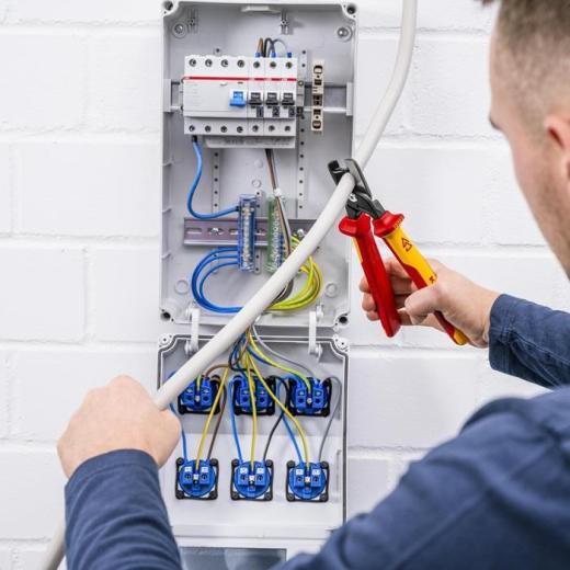 Kabelschere StepCut XL L.225mm Kopf brün.Comfort-Griff KNIPEX